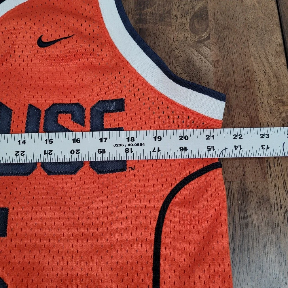 Syracuse Orangemen Nike Y2K Basketball Jersey #15 Carmelo Anthony Men's M